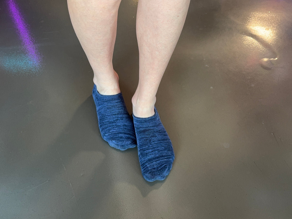 Blue Ankle Socks