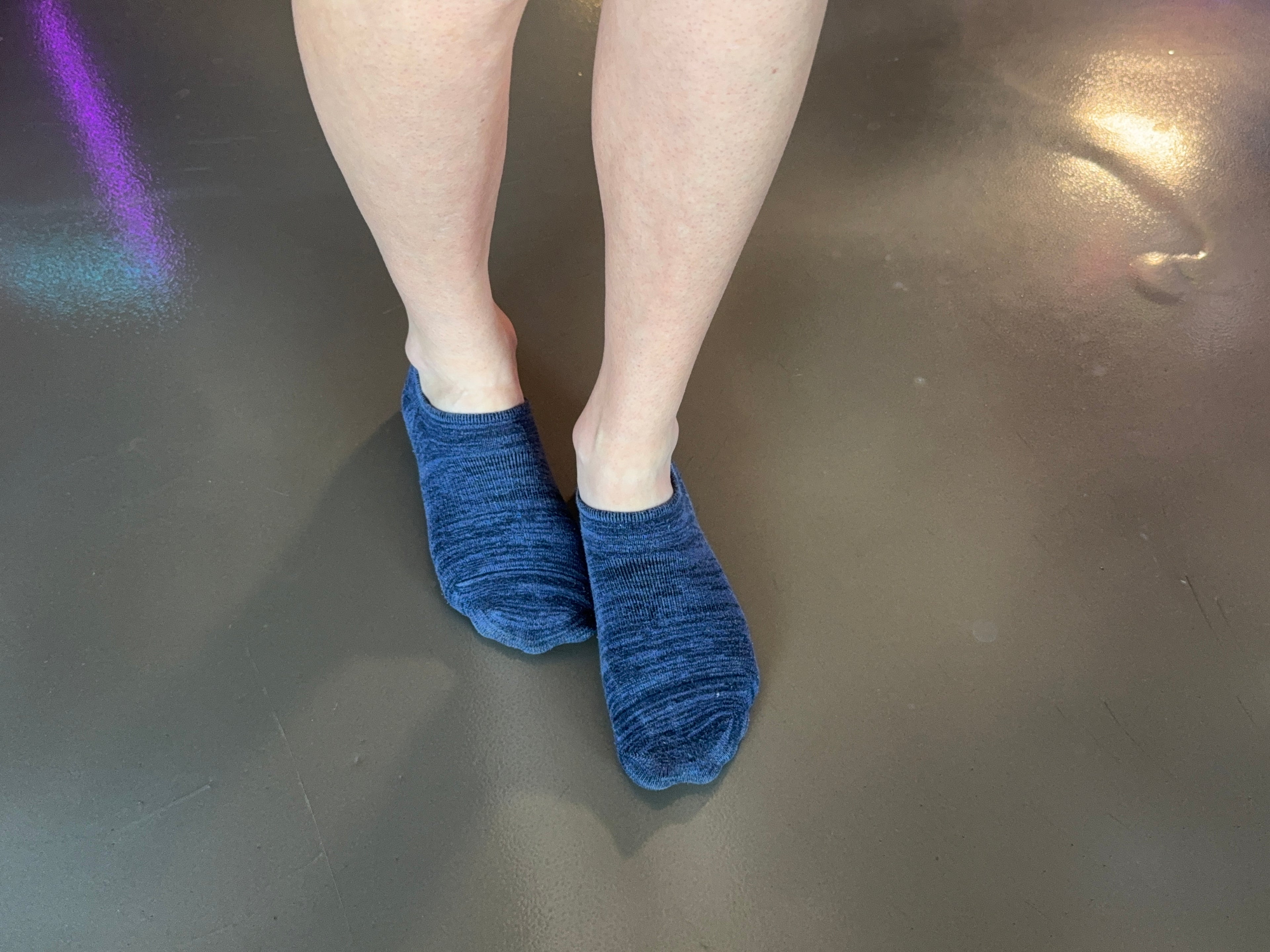 Blue Ankle Socks