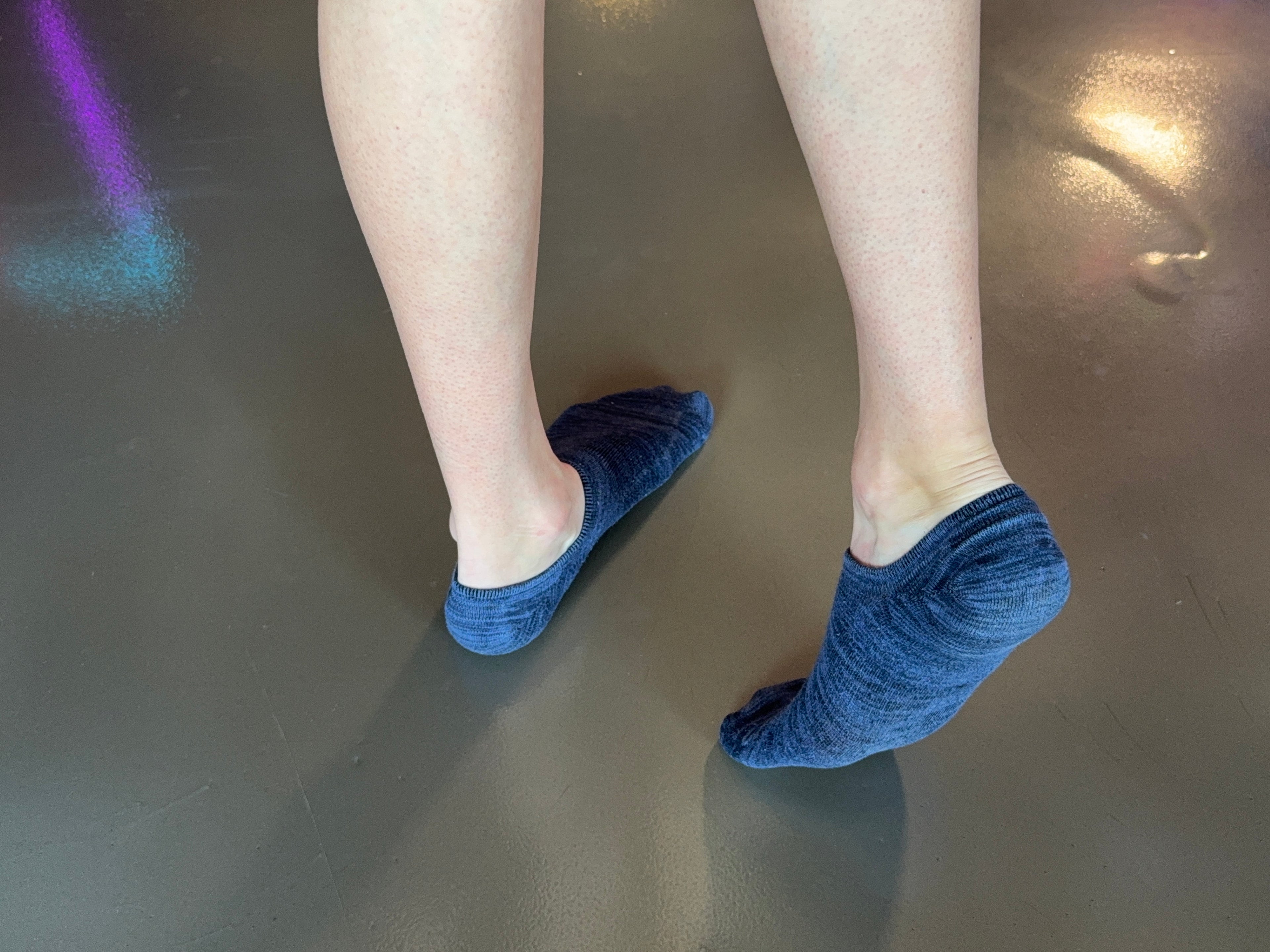 Blue Ankle Socks