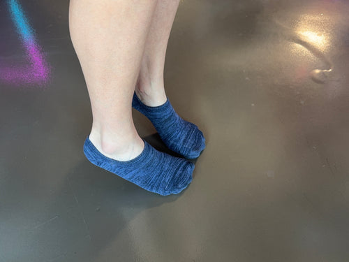Blue Ankle Socks